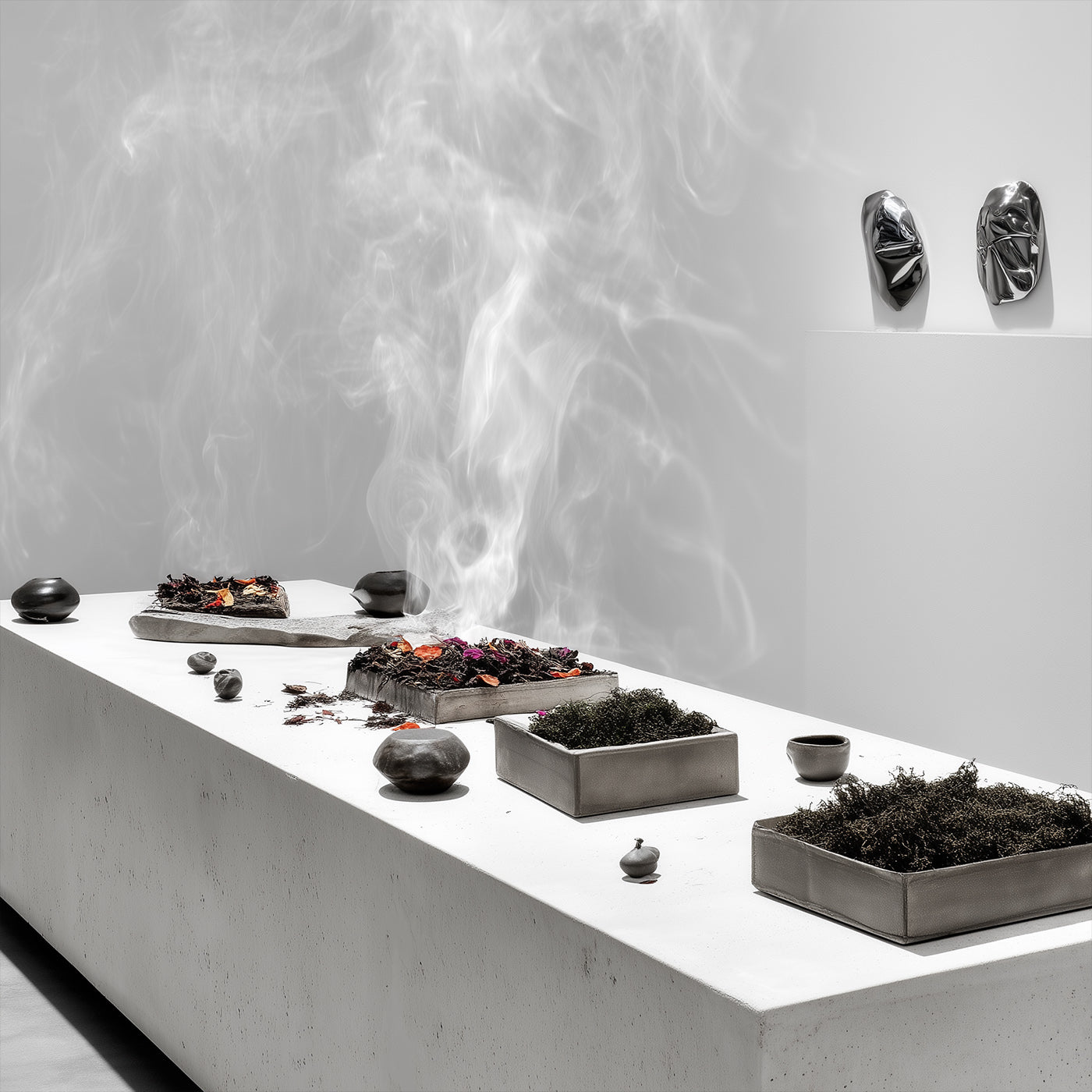 Bois Fumé to Mori no Cuir / 森の革 / Smoked Amber Wood &amp; Leather / Silk Skin Hand Therapy